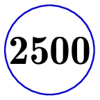 2500 Mitglieder